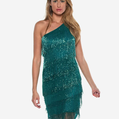 New Arrivals Spark nigh party dress green