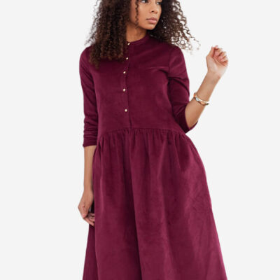 New Arrivals Meena dress maroon