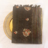 Khadi Embroidered Saree Olive Green | TARINÉ
