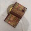 Viscose Banna-Banni Print Saree — Dark Brown & Chocolate Brown