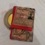 Viscose Banna-Banni Print Saree — Grey & Black